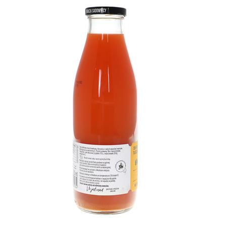 Bracia Sadownicy Sok tłoczone jabłko z marchewką 750 ml (8)