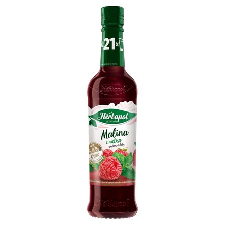 Herbapol Suplement diety malina z melisą 420 ml (1)