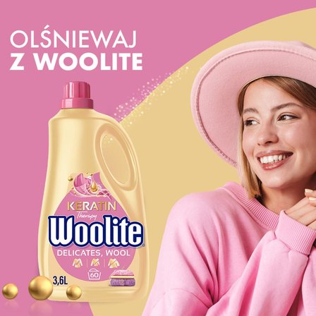 Woolite Keratin Therapy Płyn do prania delikatne tkaniny i wełna 3,6 l (60 prań) (6)