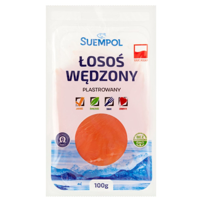 Suempol Łosoś wędzony plastrowany 100 g (1)