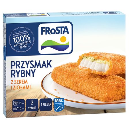 FRoSTA Przysmak rybny z serem i ziołami 220 g (2 sztuki) (1)