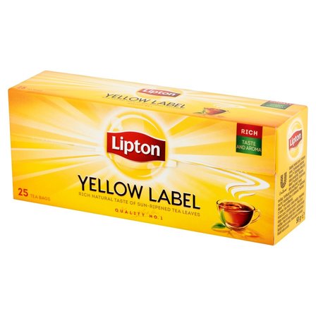 Lipton Yellow Label Herbata czarna 50 g (25 torebek) (2)