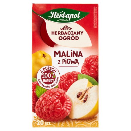 Herbapol Herbaciany Ogród Herbatka owocowo-ziołowa malina z pigwą 54 g (20 x 2,7 g) (3)