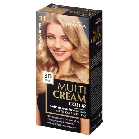 Joanna Multi Cream Color Farba do włosów piaskowy blond 31 (2)
