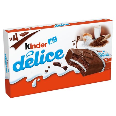 Kinder Délice Kakaowy biszkopt z mlecznym nadzieniem 156 g (4 x 39 g) (1)