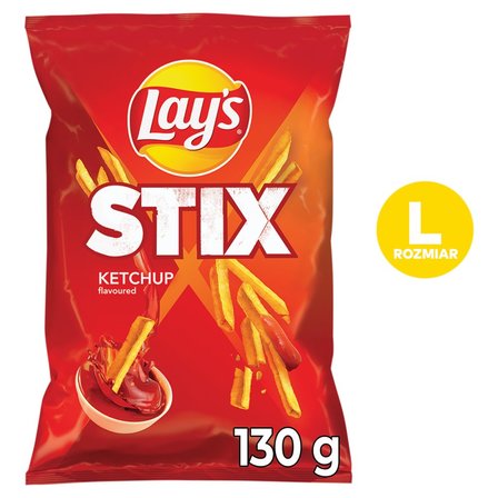 Lay's Stix Chipsy ziemniaczane o smaku ketchupowym 130 g (2)