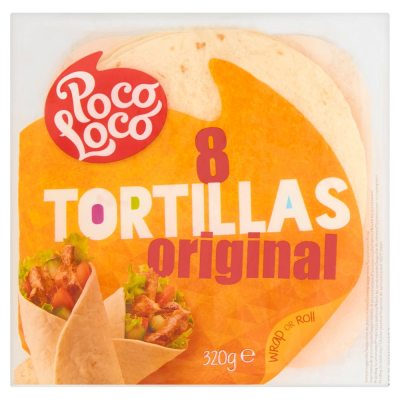 Poco Loco Tortilla pszenna 320 g (8 sztuk) (1)