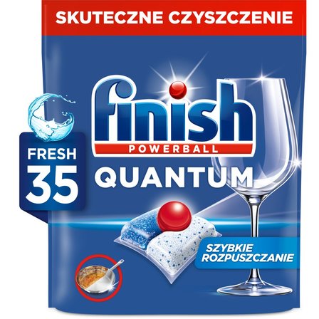 Finish Quantum Fresh Kapsułki do mycia naczyń w zmywarce 364 g (35 sztuk) (2)