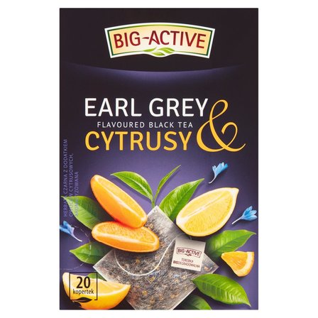 Big-Active Herbata czarna Earl Grey & cytrusy 40 g (20 x 2 g) (1)