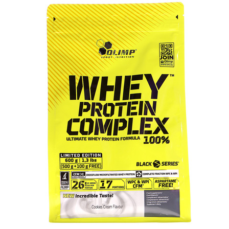 OLIMP WHEY PROTEIN COMPLEX ciasteczka o smaku śmietankowym 600G (1)