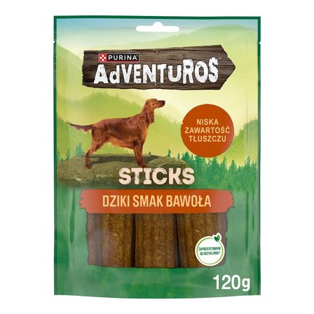 Purina AdVENTuROS Sticks Karma dla psów dziki smak bawoła 120 g (2)