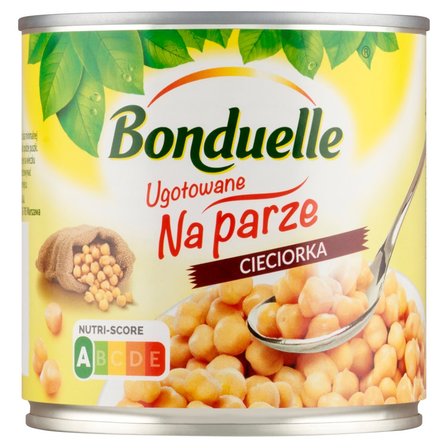 Bonduelle Ugotowane na parze Cieciorka 310 g (1)