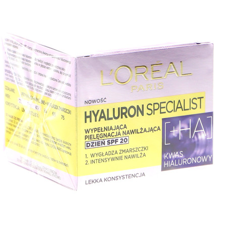 L'Oreal Paris Hyaluron Specialist Krem nawilżający na dzień z SPF 20 50 ml (5)