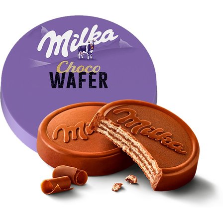 Milka ChocoWafer Wafel z nadzieniem kakaowym oblany czekoladą mleczną z alpejskiego mleka 30 g (3)