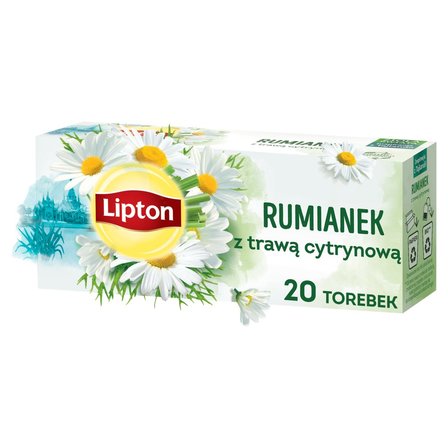 Lipton Herbatka ziołowa rumianek z trawą cytrynową 20 g (20 torebek) (3)