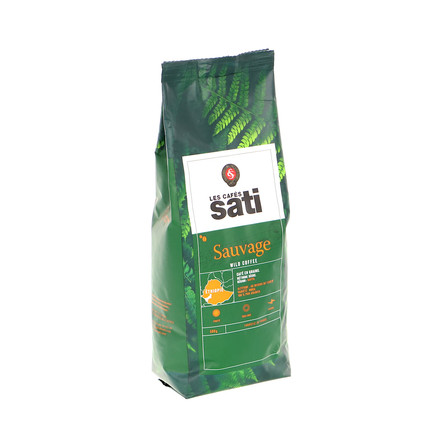 LES CAFES SATI SAUVAGE WILD COFFEE KAWA PALONA ZIARNISTA ARABICA 500G (11)