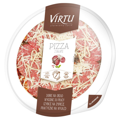 Virtu Pizza z salami 475 g (1)