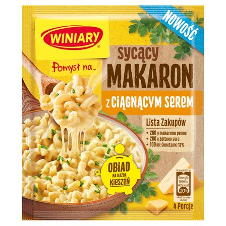 Winiary Pomysł na... Sycący makaron z ciągnącym serem 28 g (1)