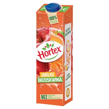 Hortex Napój jabłko brzoskwinia 1 l (1)