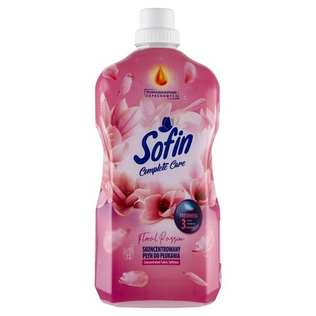 Sofin Complete Care & Freshness Floral Passion Skoncentrowany płyn do płukania 1,8 l (72 prania) (1)