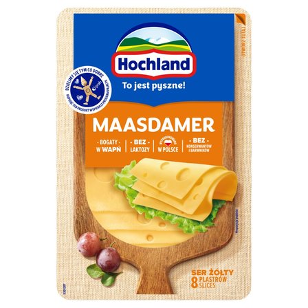 Hochland Ser żółty maasdamer w plastrach 135 g (1)