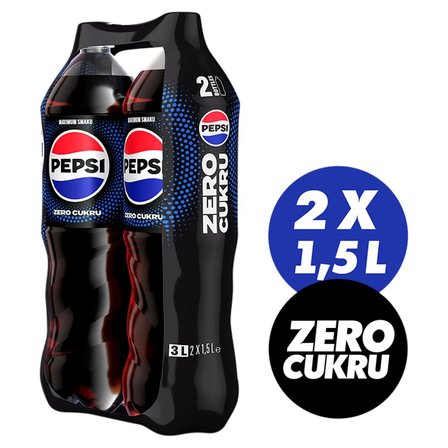 Pepsi Max Napój gazowany 2 x 1,5 l (2)