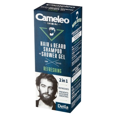 Cameleo Men Szampon do włosów i brody + żel pod prysznic 2 w 1 150 ml (2)