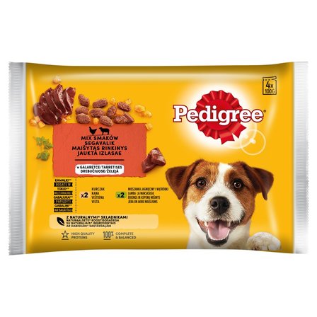 Pedigree Vital Protection Karma pełnoporcjowa w galaretce 400 g (4 x 100 g) (1)