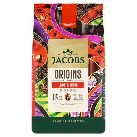 Jacobs Origins Fusion Laos & India Kawa ziarnista palona 1000 g (1)