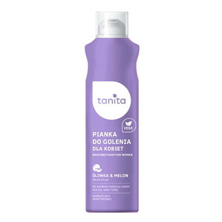 Tanita, Vege pianka do golenia Śliwka & Melon, 200 ml (1)