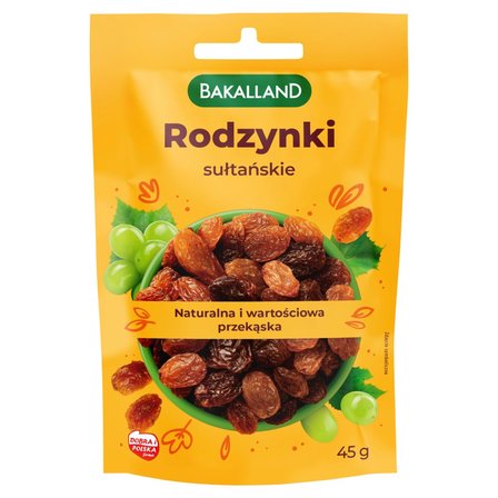 Bakalland Rodzynki sułtańskie 45 g (1)