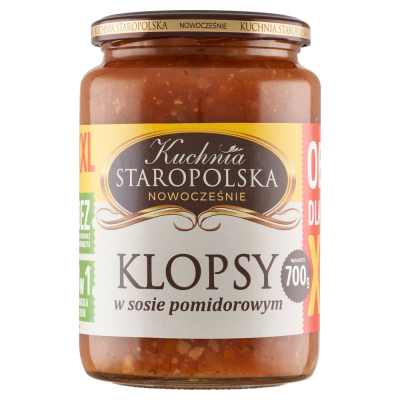 Kuchnia Staropolska Klopsy w sosie pomidorowym 700 g (2)