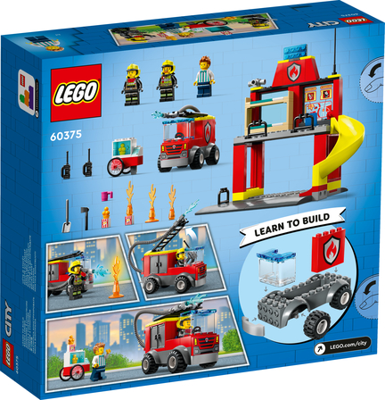 60375 LEGO City Remiza strażacka i wóz strażacki (2)