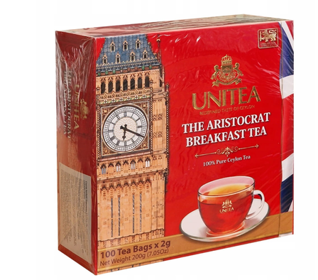 Unitea The Aristocrat Breakfast Tea Czarna Herbata 100x2G (1)