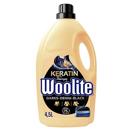 Woolite Keratin Therapy Płyn do prania czerń ciemne kolory jeans 4,5 l (75 prań) (2)