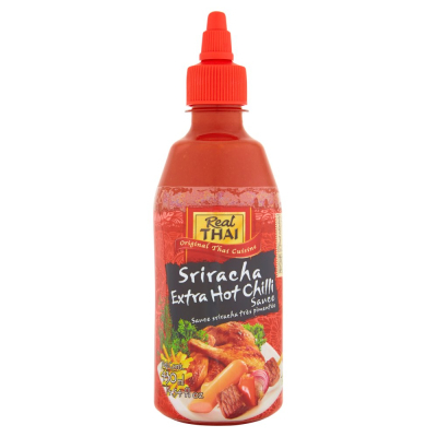 Real Thai Extra pikantny sos z papryczek chilli Sriracha 430 ml (1)