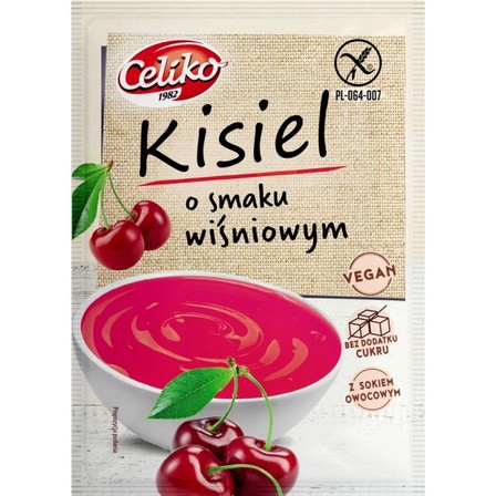 CELIKO KISIEL O SMAKU WIŚNIOWYM 40G (1)