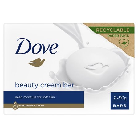 Dove Kremowa kostka myjąca 2 x 90 g (1)