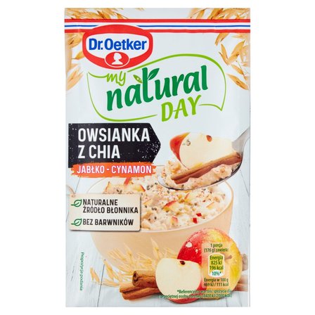 Dr. Oetker My Natural Day Owsianka z chia jabłko-cynamon 51 g (1)