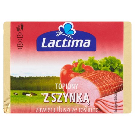 Lactima Produkt seropodobny topiony z szynką 100 g (1)