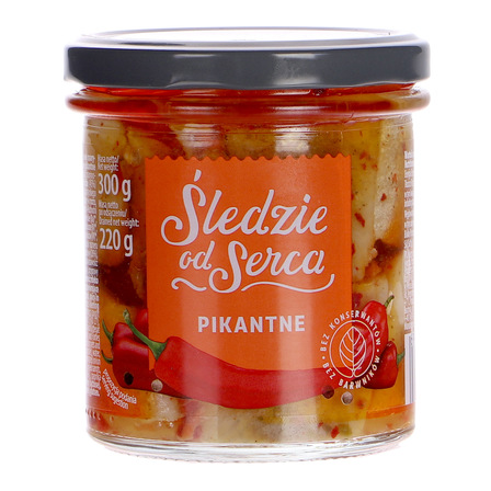 Śledzie od serca pikantne 300g (1)