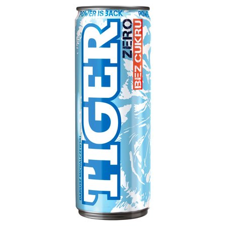 Tiger Zero Gazowany napój energetyzujący bez cukru 250 ml (1)