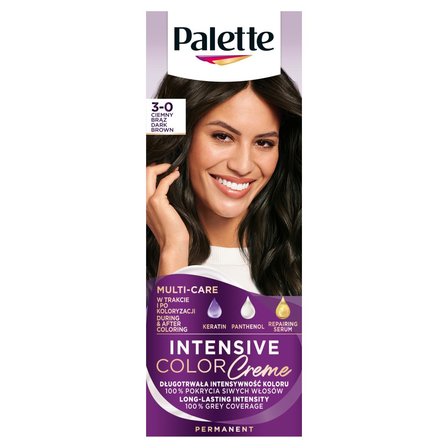 Palette Intensive Color Creme Farba do włosów w kremie 3-0 (N2) ciemny brąz (1)