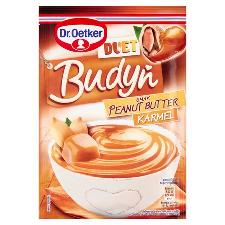 Dr. Oetker Duet Budyń smak peanut butter karmel 40 g (1)