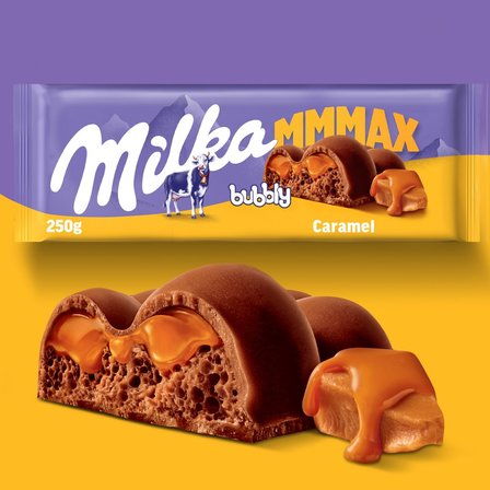 Milka Mmmax Bubbly Caramel Czekolada mleczna 250 g (5)