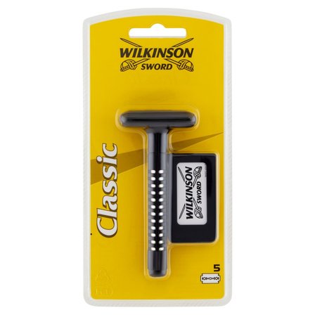 Wilkinson Sword Classic Maszynka na żyletki i żyletki do maszynki do golenia 5 sztuk (1)