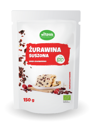 WITPAK ŻURAWINA SUSZONA BIO 150G (1)