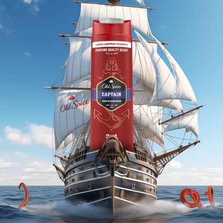 Old Spice Captain Żel pod prysznic i szampon dla mężczyzn 250 ml (7)