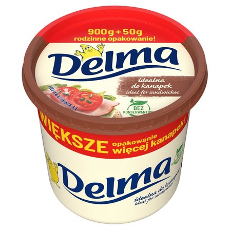 Delma Margaryna półtłusta o smaku masła 950 g (1)