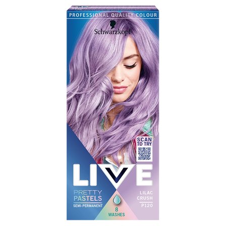 Schwarzkopf Live Ultra Brights Pretty Pastels Farba do włosów Lilac Crush L120 (1)